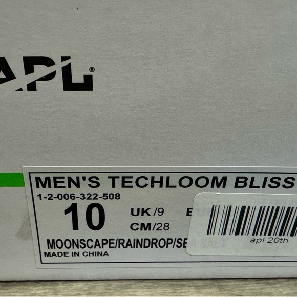 APL TechLoom Bliss Moonscape/Raindrop M US 10 MSRP $245 Athletic Propulsion Lab - Picture 6 of 8